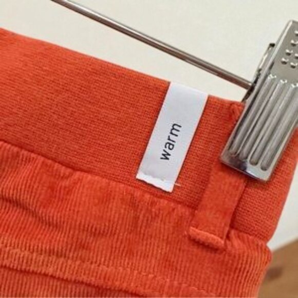 NWT Jacadi Corduroy Warm Cotton Casual Griffon Pants in Maple Orange - Picture 6 of 10